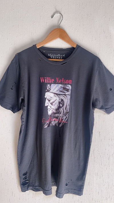 Game Changer Destroyed Tee - Willie Nelson A