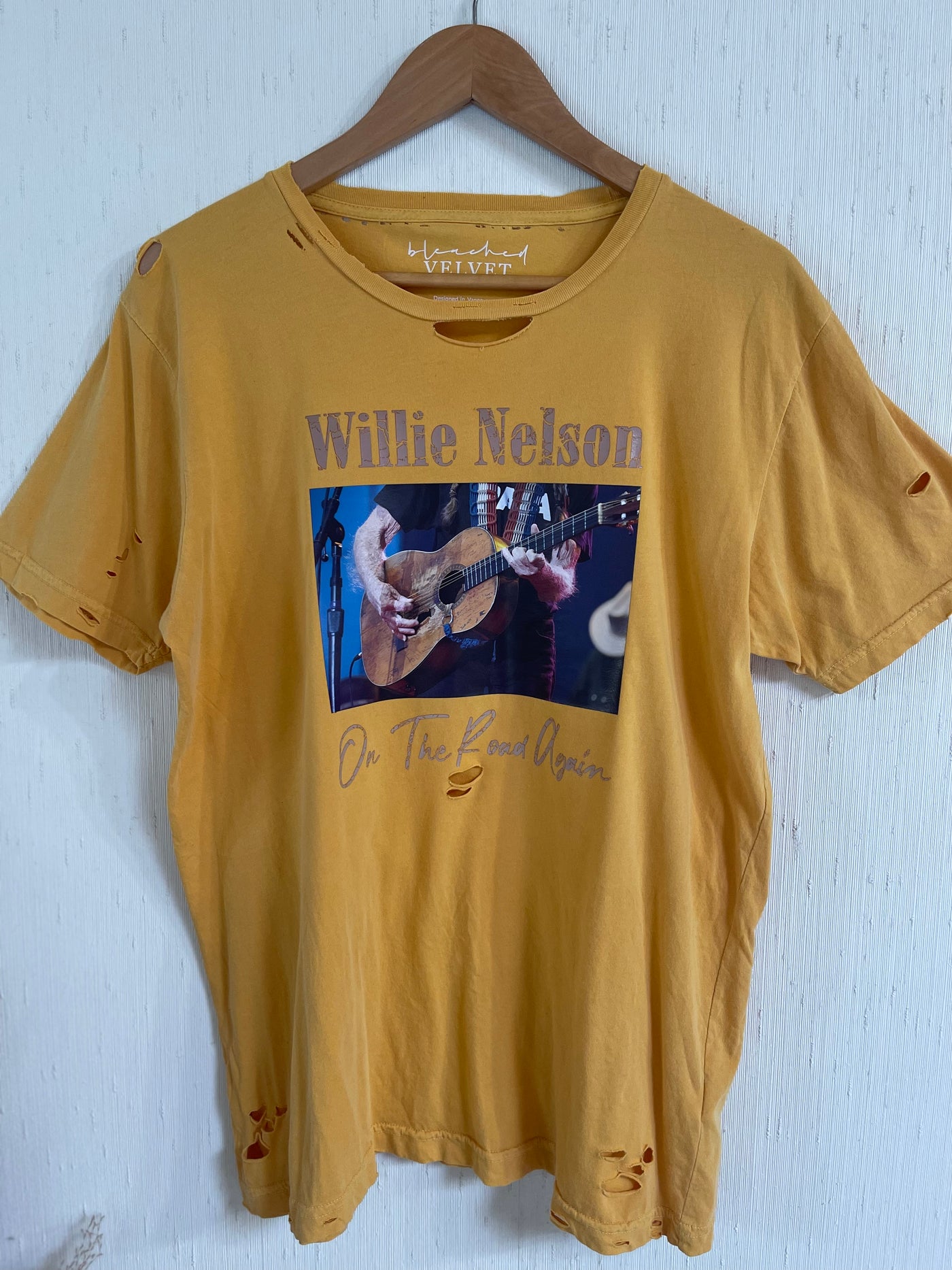 Game Changer Destroyed Tee - Willie Nelson C