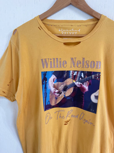 Game Changer Destroyed Tee - Willie Nelson C