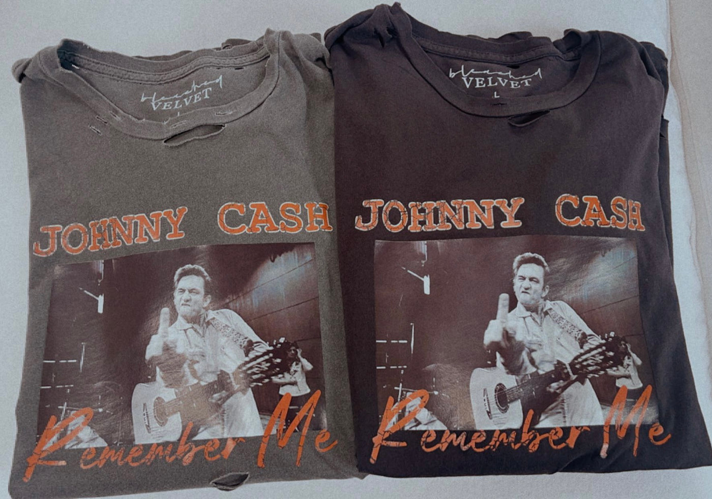 Game Changer Destroyed Tee - Johnny Cash