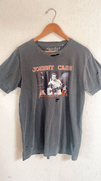 Game Changer Destroyed Tee - Johnny Cash