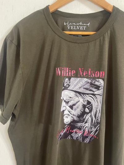 Game Changer Destroyed Tee - Willie Nelson A