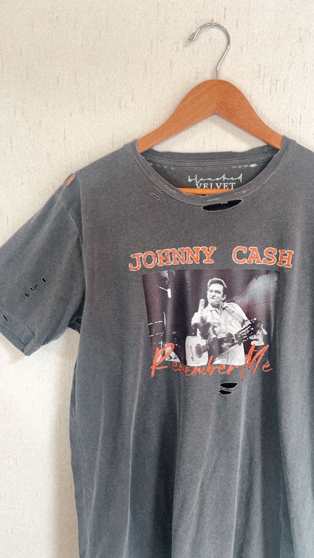 Game Changer Destroyed Tee - Johnny Cash